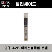 현대 팰리세이드 A2B 어비스블랙펄 417 붓펜 자동차 도색 차량용 카페인트, A2B 어비스블랙펄 붓펜, 417 어비스블랙펄 A2B