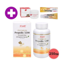 엘제이몰 [하이웰] 프로폴리스 3200mg 250 캡슐, 250캡슐 x 1개
