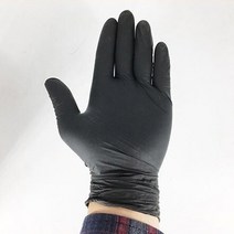 식품용 니트릴장갑 M 니트로장갑 음식 조리용장갑 BK100p