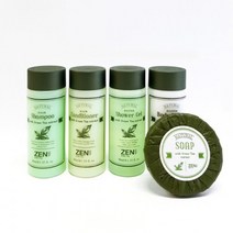 미니어처 젠스파 그린티 어메니티 용기형 40ml250개 샴푸 샤워젤 컨디셔너 바디로션 11203416