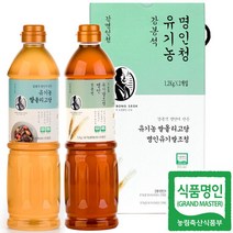 두레촌 명인 유기농 쌀조청+올리고당 1.2kgx2개/명절선물세트, 단품