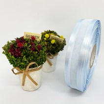 포장 리본 끈 제이제이리본 양단오간디B 7mm 15mm 25mm 40mm 20컬러 ( 길이 45M 90M ) 공단리본, OB10, 40mm(45M)