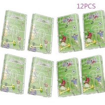 12 PCS 파티 호의 핀볼 게임 보드 축구 필드 슈팅 패턴 팜 탑 장난감 생일 Goodie 가방 공짜 소년 소녀, 36pcs, football maze