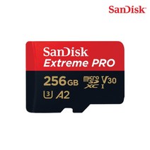 샌디스크 마이크로 SD 메모리 카드 익스트림 프로 4K 블랙박스 고프로 드론 Micro SD 카드 32GB 64GB 128GB 256GB 512GB 1TB