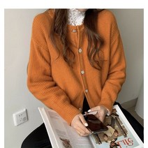 여성 니트 집업 크롭 숄 캐시미어 트위드 볼레로 A68 꽈배기 로브 오버핏 앙고라 울 루즈핏 롱 브이넥 가디건