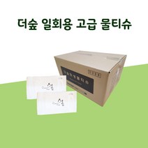 더숲 일회용 물티슈, 1box, 1000매