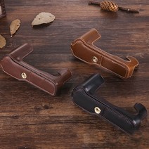 카메라 가방 가죽 Fujifilm XF10 XT2 XT3 XT1 XA5 XT10 XT20 XT30 X1 F S T 하단 호환, 20 Brown-XF10