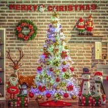 럭셔리 화이트 트리 풀세트 240cm 크리스마스나무