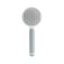 펫도아 원터치 반려동물 펫 브러쉬, 그레이