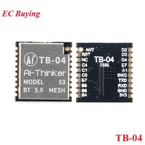 TB-04 저에너지 Bluetooth 호환 BLE 5.0 광 제어 모듈 보드 메쉬 네트워킹 투명 전송 AT 펌웨어 Sm
