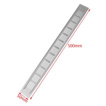 환기구 덕트 배기 튜브 후드흰 벽 덕트 환기 커버 웹 플레이트 알루미늄 합금 에어 벤트 그릴 벤트 천공 시트 환기 그릴, 에이6, 1개