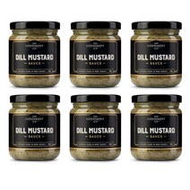 The Condiment 더칸디먼트 연어스테이크소스 레몬딜 머스타드 Dill Mustard 190g 6개