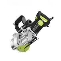 콘크리트 절단기 고속 철근 벽면 컷팅기 커팅 홈파기 그라인더 보도블럭 철거 벽, 01.8980W+톱날5개선물팩