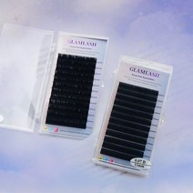 무대 붙이는 속눈썹 GLAMLASH-패스트 패닝 익스텐션 부드럽고 팬 볼륨 프리미엄 자동 개별, [01] C, [02] 0.07mm, [04] 11mm