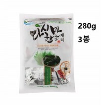 완도 다시마 함초 젤리 제리 3봉 영양 간식 과자 할머니 할아버지 어르신 노인 60대 70대 80대