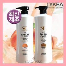 리케아 더 살롱케어 캐시미어 밸런스 터치 샴푸1500ml 망고 복숭아향 손상모발 헤어샵 전용 미용실 샴푸 냄새좋은 미용실 샴푸, 리케아 터치 컨디셔너 1500ml