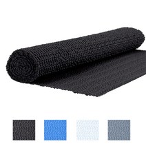 야자매트 엘리베이터보양 체크철판 식생매트 1 롤 150cm 30cm 홈 매트 pvc 폼 미끄럼 방지 패드 바닥 매트 그리드 욕실 매트 선반 라이너 diy 매트 미끄럼 방지, 검은색