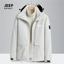 JEEP SPIRIT 지프 남성용 아웃도어 기모내피 타부착 전술자켓 바람막이 JP-9975