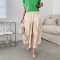 수키 실키 주름 스커트 1097640