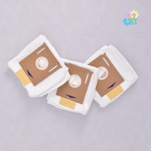 [호환마트]에코백스 디봇 오즈모 T9 플러스 오토 엠티스테이션 먼지봉투 3개 로봇청소기 호환품
