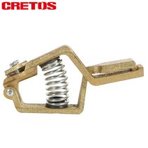 CRETOS 크레토스 CEC-W300A CEC-W500A 어스크램프 신주 황동 어스클램프 용접 집게 높은 전도율