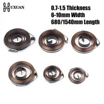 나선형 플랫 와이어 코일 비틀림 스프링 일정한 힘 연장 0.7-1.5 두께 6-10mm 너비 680mm 1540mm 길이 1 개, 1.5x10x1540mm