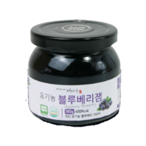 [정원] 새콤달콤상큼한 국내산 유기농 블루베리 잼 180g, 1개