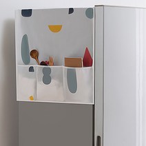 냉장고 위 수납 주머니 포켓 방수 먼지 방지 덮개 걸이 가전제품 상단 커버 방습 주방 장갑 보관 홀더 꽂이