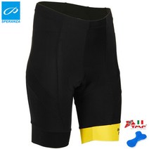 스페란자 자전거의류 5부빕타이즈 JM101엘로우 이태리패드