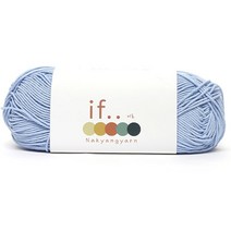 삼남뜨개실 이프코튼 100g 10+1 면사 면실 코바늘실 가방실 소품실 모자실, IF, 05 파스텔 블루 805
