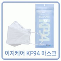 이지케어 미세먼지 황사방역 KF94 국산 숨쉬기 편안한 마스크 일회용 100매 대용량, 화이트, 100개