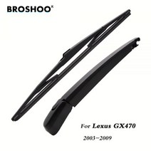 차량와이퍼 BROSHOO-자동차 후면 와이퍼 블레이드 윈드 스크린 와이퍼 암 렉서스 GX470 해치백 (2003-2009