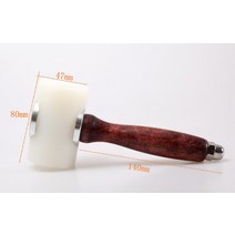 가죽 각인 스탬프 불도장 Leather Carving Tools Handmade Seal Sculpture Rotary Knife DIY Metal Process, 03 T-shaped hammer