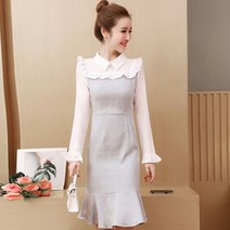 가바바 여성 원피스 동안 언니들의 셔링 하객룩 롱원피스 G27160