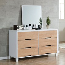 네베 콘솔형 화장대 세트, 색상:화이트