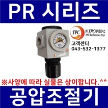 TPC메카트로닉스 PR4-04BG-K TPC제품 공압레귤레이터 에어조절기 압력증압 압력감압 압력계 (TAR4000생산종료대체품) 관접속구경1/2인치(15A) TPCFRL