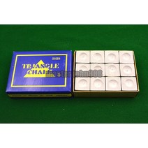 라이트 그린/블루/레드/그레이 풀 당구 스누커 상자 12pcs 큐브 분필, Grey_2