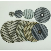 광택기 폴리셔 6인치 150mm 연마 다이아몬드 건식 패드 5 개 화강암 석재 콘크리트 대리석 사용 그라인딩, 05 800