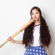PGM*^몰WG-00040 묶음형 포니테일 롤링츄팝 피스형가발 부분 여성 헤어 패션 자연스러운 여자^^췤pgm, ^^옵션*^다크브라운, FREE