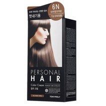 토니모리 퍼스널 헤어 컬러 크림, 6N 내추럴브라운, 3개