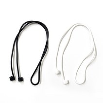 에어팟 분실방지 스트랩 70cm 에어팟줄 이어폰줄스트랩, 블랙(a)