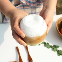 데일 동글이 유리컵 395ml 6개 감성 홈카페