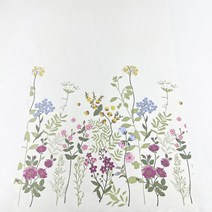 [비밀정원]광목원단 - 순면20수 바이오워싱 광목천 나염원단, 비밀정원 핑크 1마(야드)90cm