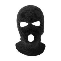 3 홀 힙합 스컬리스 비니 겨울 모자 남성용 풀 페이스 니트 스키 스노우 보드 야외 총 하트 보닛 모자 캡