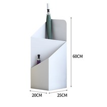 우산꽂이 대용량 인테리어 자취꿀템 가정용 업소용, 1개, 심플 화이트