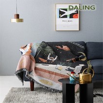 감성캠핑 무릎담요 소파블랭킷 쇼파커버 차박러그 이불 피크닉매트 텐트 카페트 빈티지-3