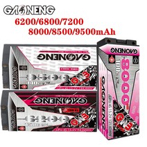 RC 무선GNB 4S 15.2V 6200/6800/7200/8000/8500/9500 1:8 RC 자동차 보트 4WD 등반 5.0mm Bullet 배터리, 04 7200MaH 150C EC5