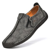 캐주얼구두 편안한 가죽 남성 신발 슬립 온 남성 로퍼 qlity split leather shoes men flats 뜨거운 판매 모카신 신발 플러스 사이즈