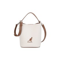 듀오 캔버스 스퀘어 버켓백 3895 아이보리