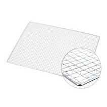 사각석쇠 (대) x10장 일회용석쇠 고기불판 철망 바베큐그릴 구이 그릴망